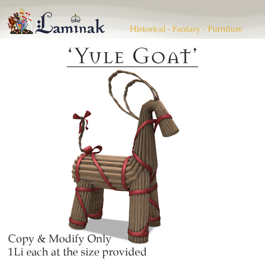 Second Life Marketplace Laminak Yule Goat